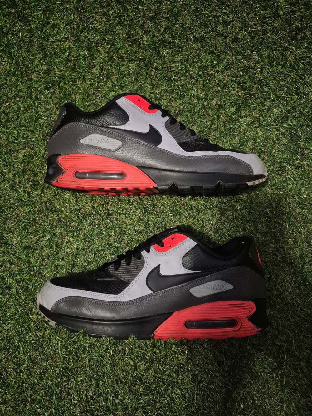 Nike Air Max 90 'Infrared' Black/White/Red Men's Sneakers
